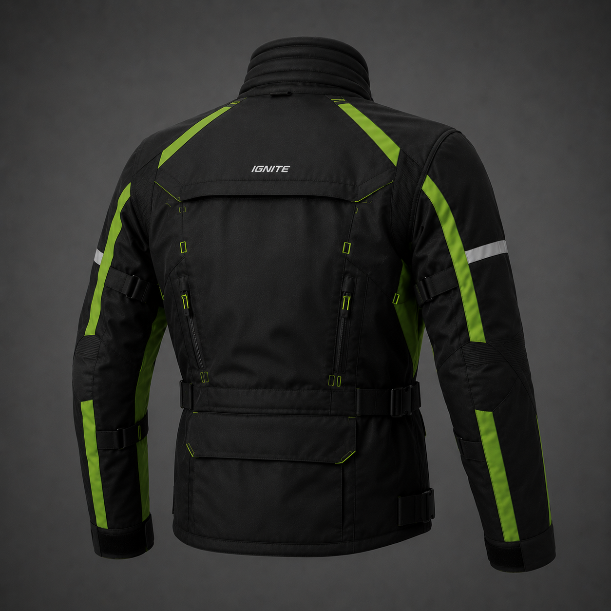 Ignite Storm Green CE Armoured Waterproof Motorcycle Touring Suit