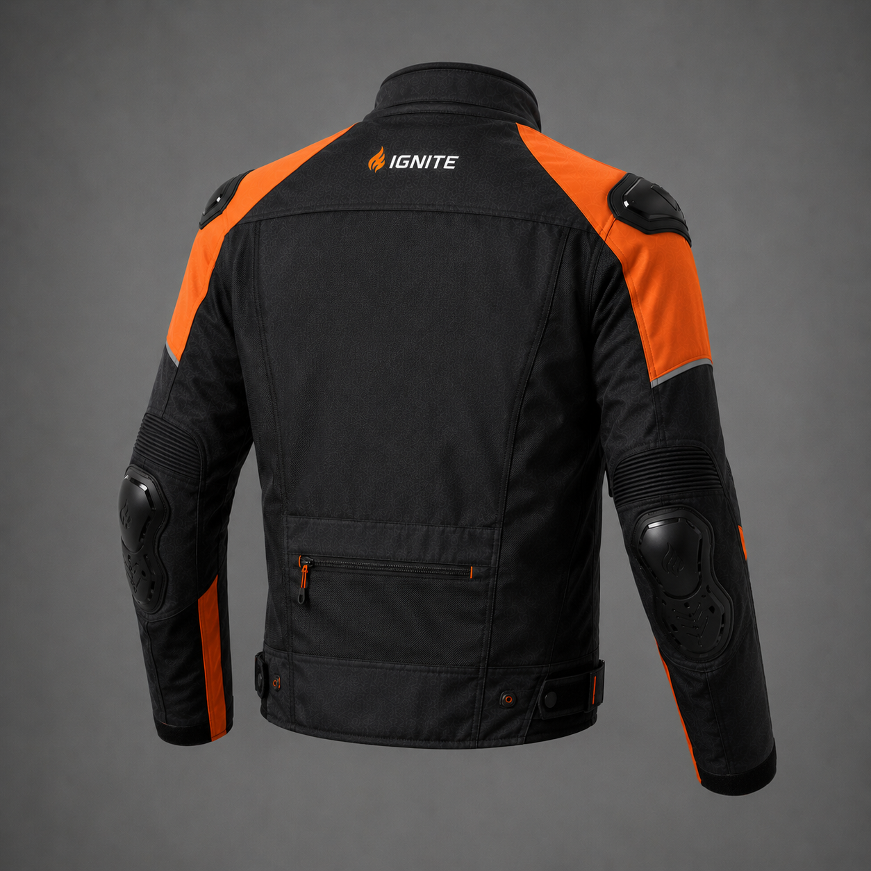 Ignite Apex Orange CE Armoured Waterproof Motorcycle Touring Suit