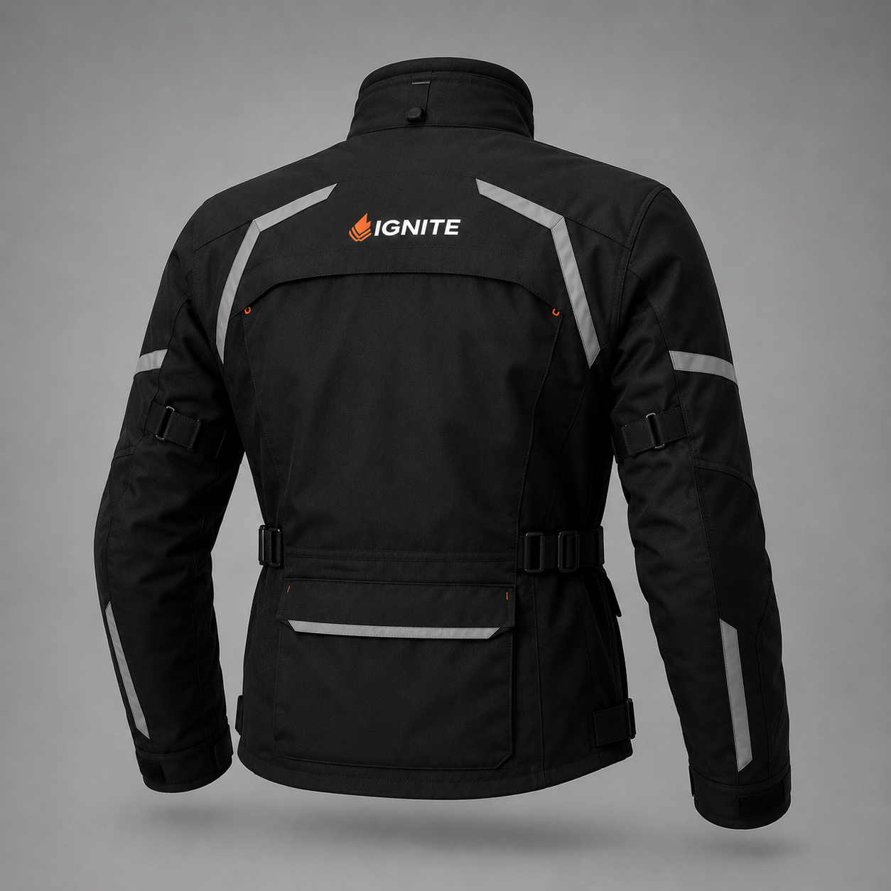 Ignite Storm CE Waterproof Touring Motorcycle Suit – Black Edition