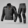 Ignite Storm CE Armoured Waterproof Motorcycle Touring Suit – Grey