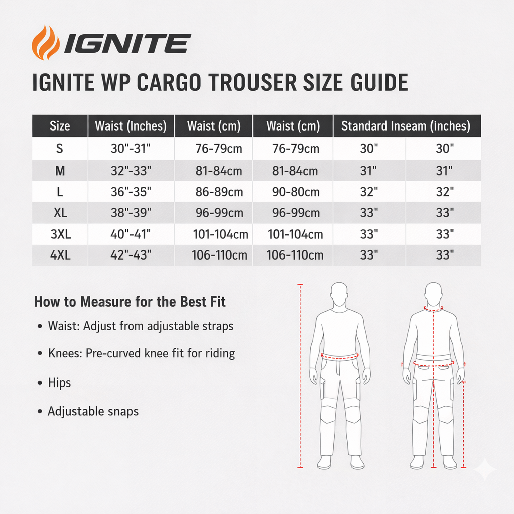 Ignite Adventure Motorcycle Touring Suit – Hi-Vis Waterproof CE Armour Jacket & Pants Set
