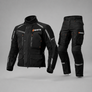 Ignite Storm CE Armoured Waterproof Motorcycle Touring Suit – Black