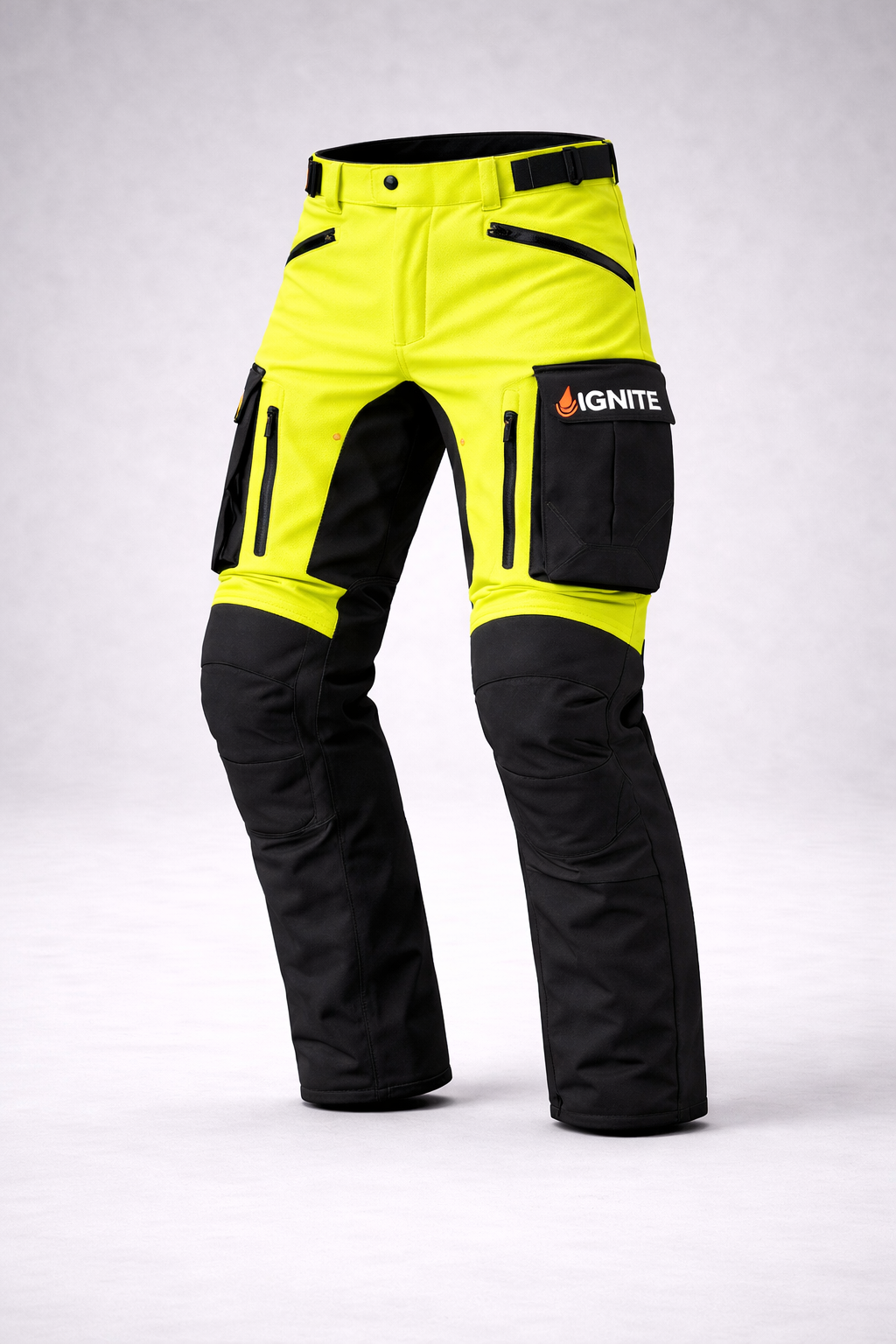 Ignite Adventure Motorcycle Touring Suit – Hi-Vis Waterproof CE Armour Jacket & Pants Set