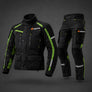 Ignite Storm Green CE Armoured Waterproof Motorcycle Touring Suit