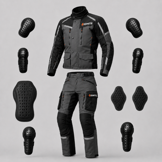Motorcycle suit with Armour
